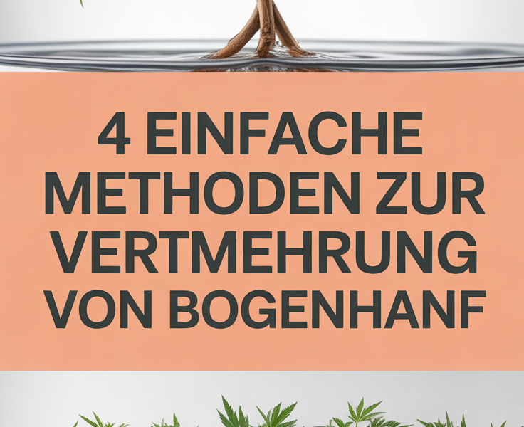 4 einfache Methoden zur Vermehrung von Bogenhanf