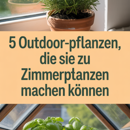 5 Outdoor-Pflanzen, die Sie zu Zimmerpflanzen machen können