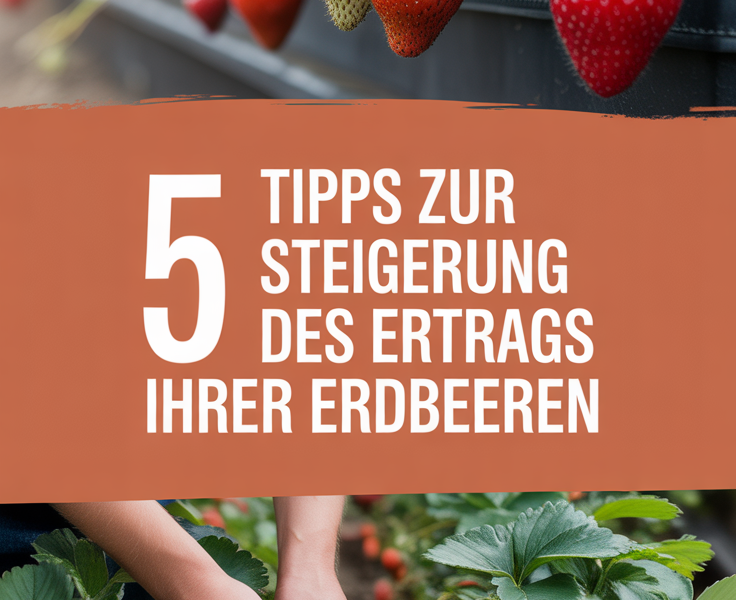 5 Tipps zur Steigerung des Ertrags Ihrer Erdbeeren