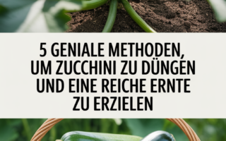 5 geniale Methoden, um Zucchini zu düngen und eine reiche Ernte zu erzielen