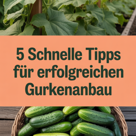 5 schnelle Tipps für erfolgreichen Gurkenanbau