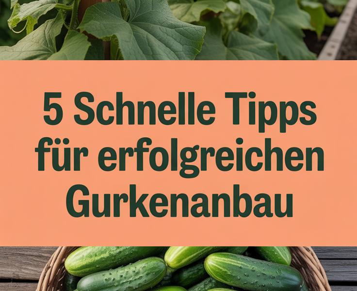 5 schnelle Tipps für erfolgreichen Gurkenanbau