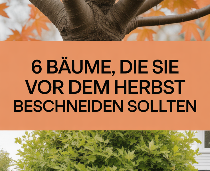 6 Bäume, die Sie vor dem Herbst beschneiden sollten