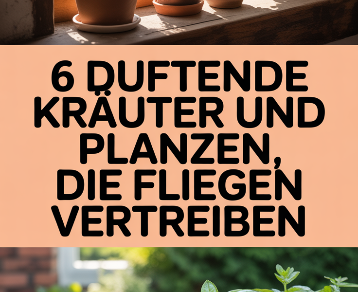 6 Duftende Kräuter und Pflanzen, die Fliegen vertreiben