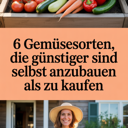 6 Gemüsesorten, die günstiger sind, selbst anzubauen als zu kaufen