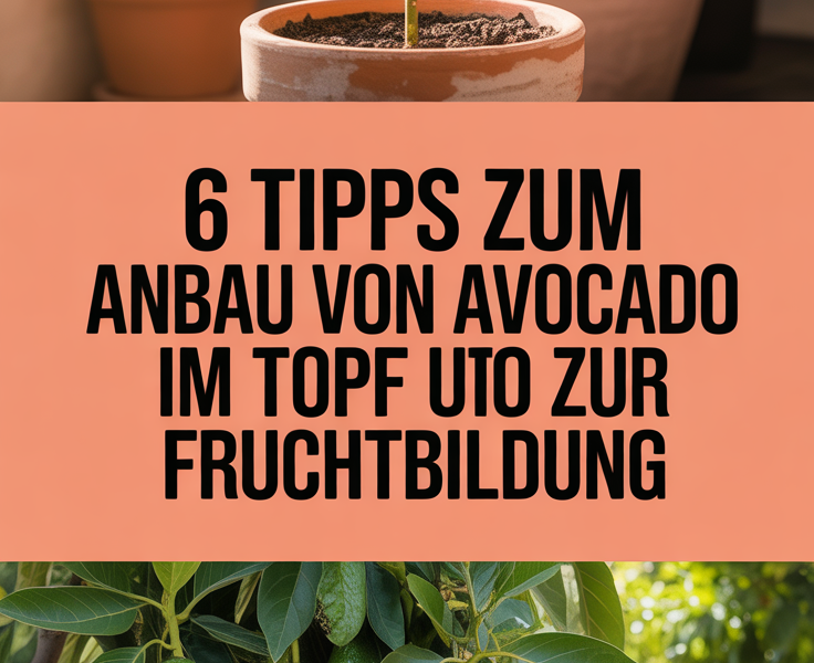 6 Tipps zum Anbau von Avocado im Topf und zur Fruchtbildung
