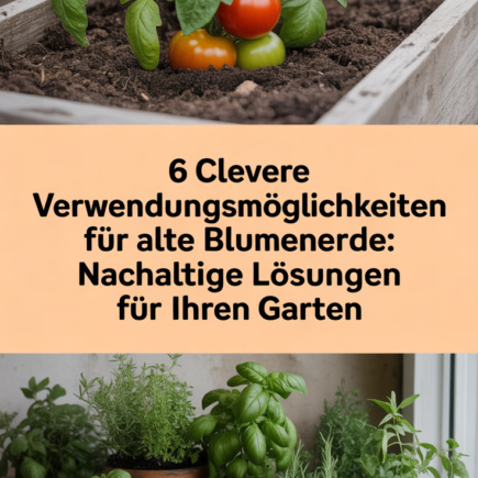 6 clevere Verwendungsmöglichkeiten für alte Blumenerde: Nachhaltige Lösungen für Ihren Garten