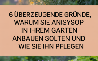 6 überzeugende Gründe, warum Sie Anisysop in Ihrem Garten anbauen sollten und wie Sie ihn pflegen