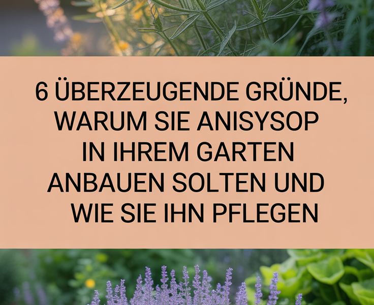 6 überzeugende Gründe, warum Sie Anisysop in Ihrem Garten anbauen sollten und wie Sie ihn pflegen