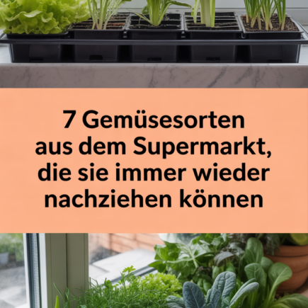 7 Gemüsesorten aus dem Supermarkt, die Sie immer wieder nachziehen können
