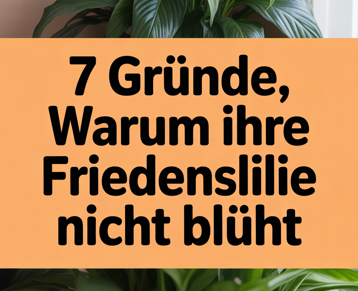7 Gründe, warum Ihre Friedenslilie nicht blüht