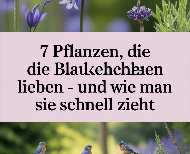 7 Pflanzen, die Blaukehlchen lieben – und wie man sie schnell zieht