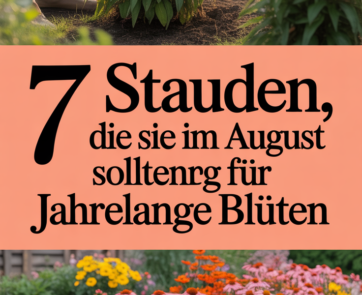 7 Stauden, die Sie im August teilen sollten für jahrelange Blüten