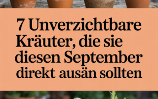 7 Unverzichtbare Kräuter, die Sie diesen September direkt aussäen sollten