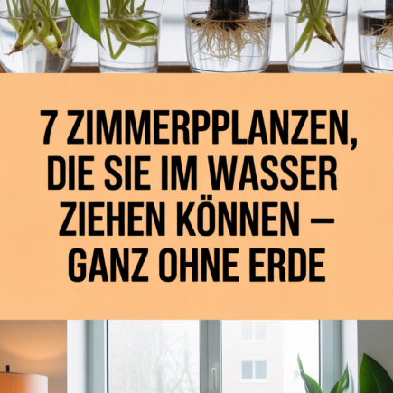 7 Zimmerpflanzen, die Sie im Wasser ziehen können – ganz ohne Erde