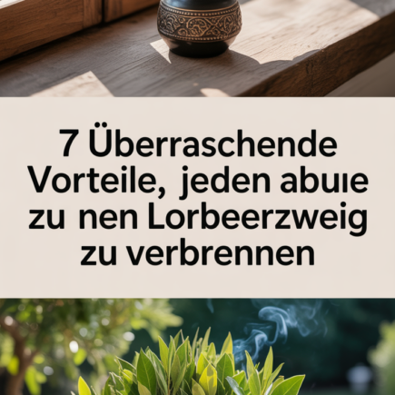 7 überraschende Vorteile, jeden Abend zu Hause einen Lorbeerzweig zu verbrennen