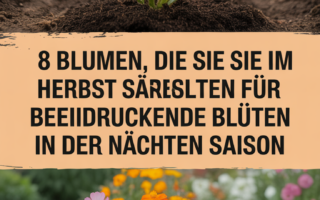 8 Blumen, die Sie im Herbst säen sollten für beeindruckende Blüten in der nächsten Saison