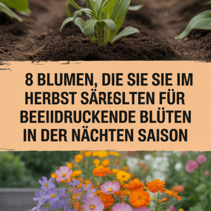 8 Blumen, die Sie im Herbst säen sollten für beeindruckende Blüten in der nächsten Saison