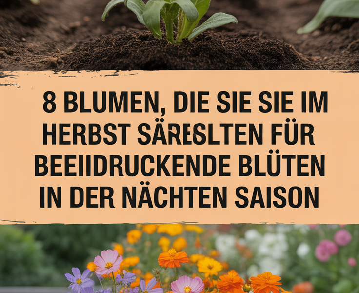 8 Blumen, die Sie im Herbst säen sollten für beeindruckende Blüten in der nächsten Saison