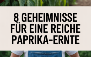 8 Geheimnisse für eine reiche Paprika-Ernte