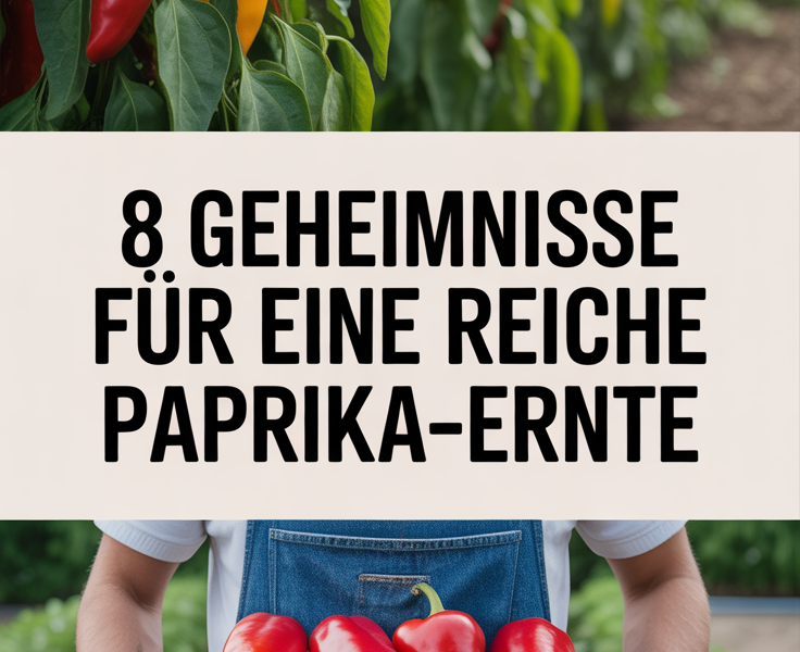 8 Geheimnisse für eine reiche Paprika-Ernte
