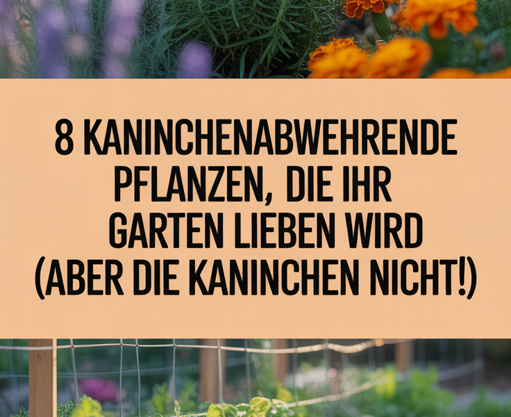 8 Kaninchenabwehrende Pflanzen, die Ihr Garten lieben wird (aber die Kaninchen nicht)!