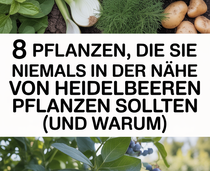 8 Pflanzen, die Sie niemals in der Nähe von Heidelbeeren pflanzen sollten (und warum)