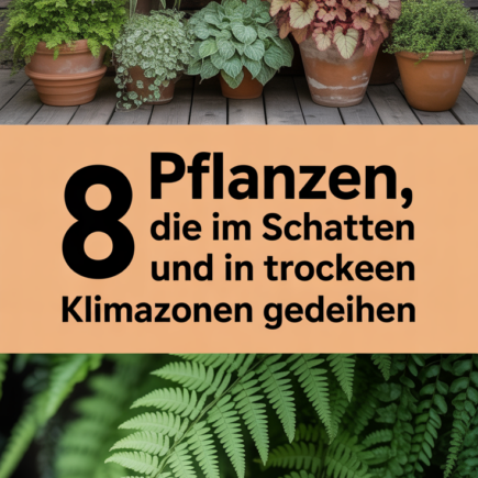 8 Pflanzen, die im Schatten und in trockenen Klimazonen gedeihen