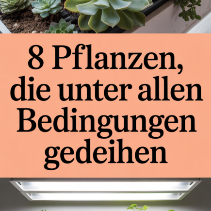 8 Pflanzen, die unter allen Bedingungen gedeihen