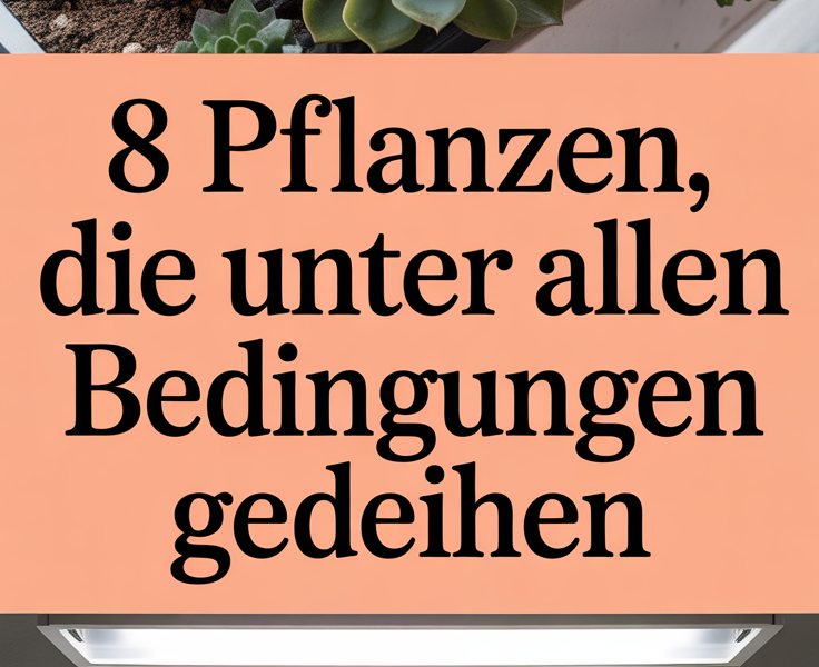 8 Pflanzen, die unter allen Bedingungen gedeihen