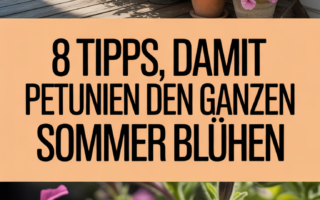8 Tipps, damit Petunien den ganzen Sommer blühen