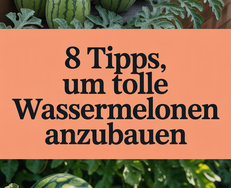 8 Tipps, um tolle Wassermelonen anzubauen