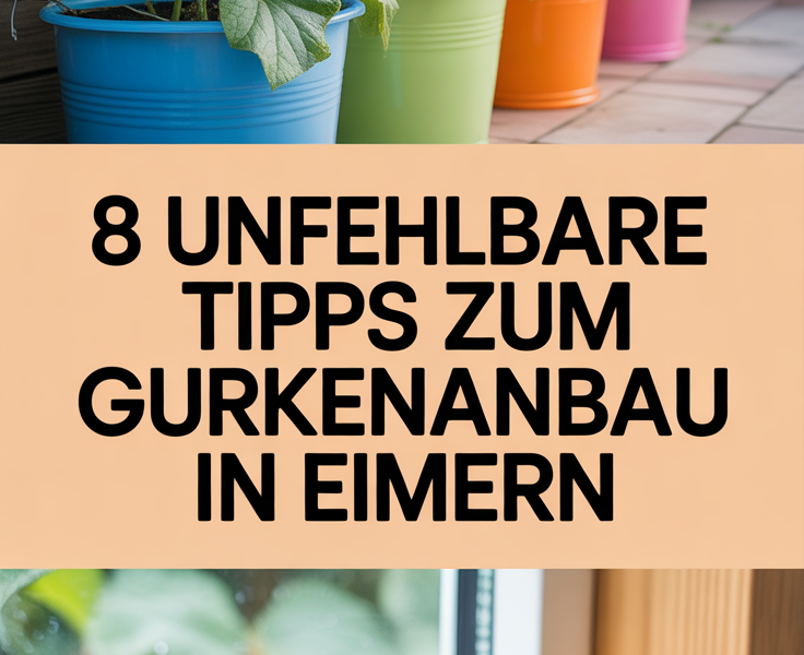 8 Unfehlbare Tipps zum Gurkenanbau in Eimern