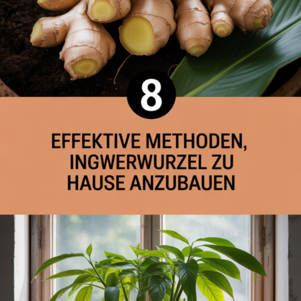 8 effektive Methoden, Ingwerwurzel zu Hause anzubauen