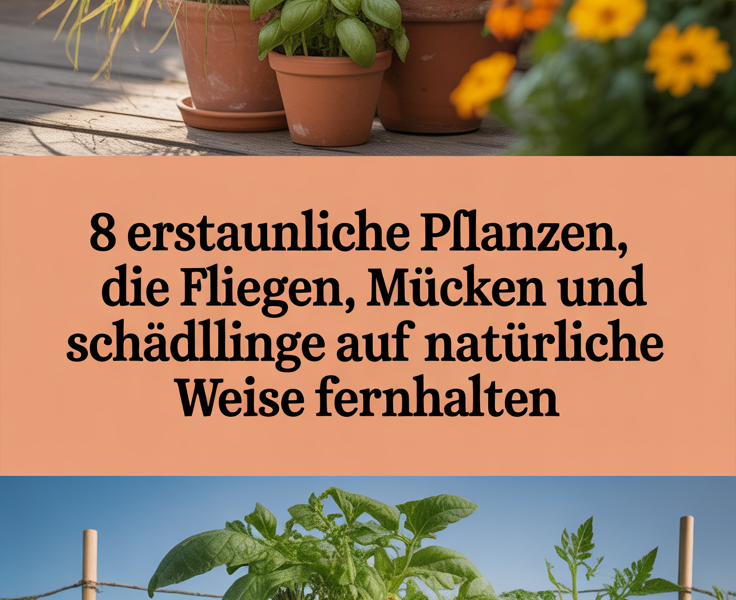 8 erstaunliche Pflanzen, die Fliegen, Mücken und Schädlinge auf natürliche Weise fernhalten