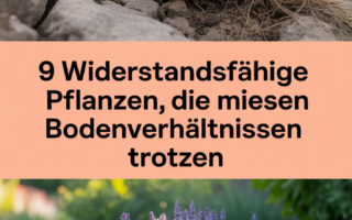9 Widerstandsfähige Pflanzen, die miesen Bodenverhältnissen trotzen