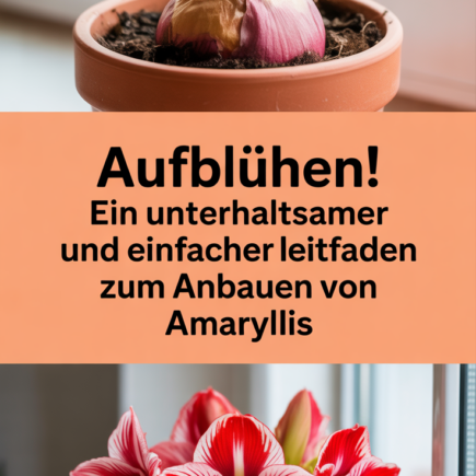 Aufblühen! Ein unterhaltsamer und einfacher Leitfaden zum Anbauen von Amaryllis
