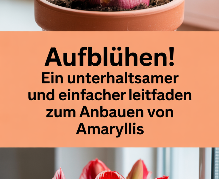 Aufblühen! Ein unterhaltsamer und einfacher Leitfaden zum Anbauen von Amaryllis