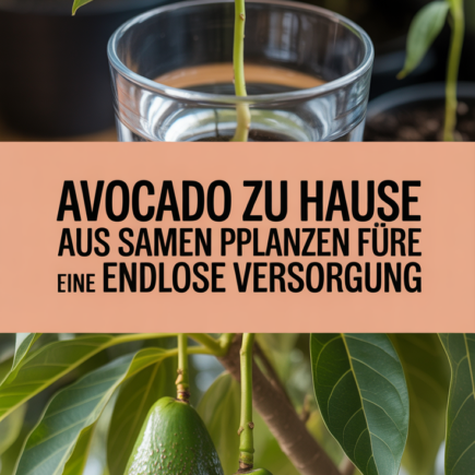 Avocado zu Hause aus Samen pflanzen für eine endlose Versorgung