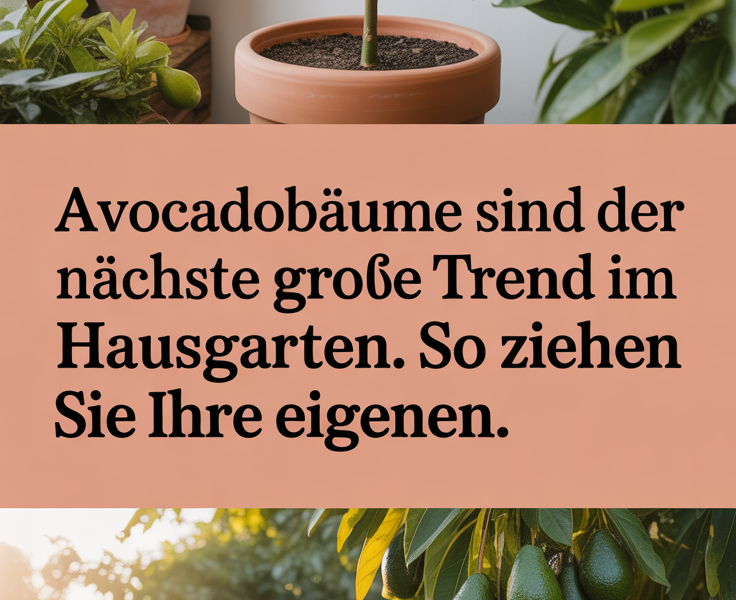 Avocadobäume sind der nächste große Trend im Hausgarten. So ziehen Sie Ihre eigenen.