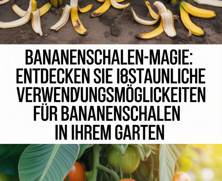 Bananenschalen-Magie: Entdecken Sie 10 erstaunliche Verwendungsmöglichkeiten für Bananenschalen in Ihrem Garten