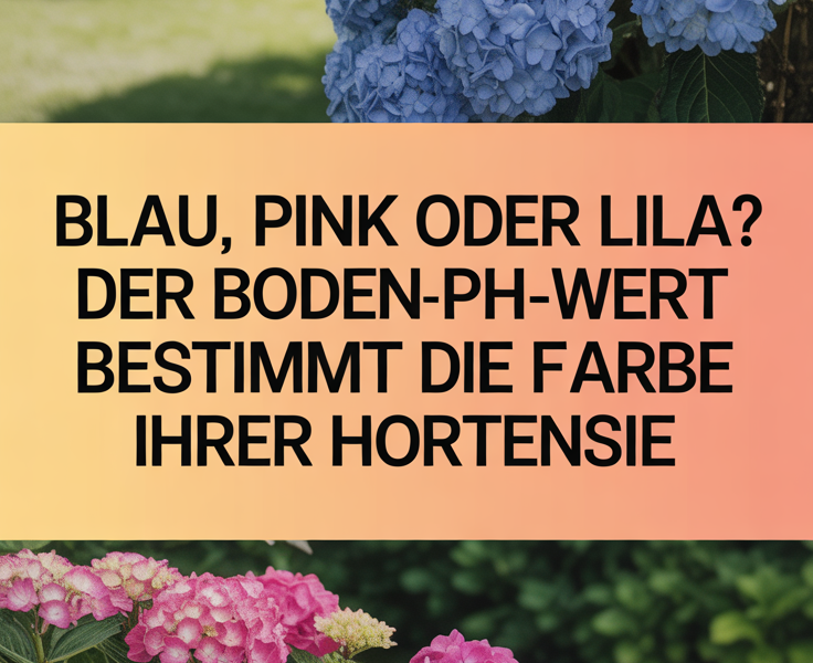 Blau, Pink oder Lila? Der Boden-pH-Wert bestimmt die Farbe Ihrer Hortensie