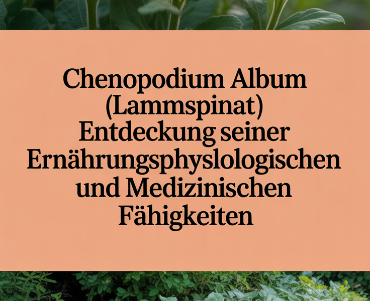 Chenopodium Album (Lammspinat): Entdeckung seiner ernährungsphysiologischen und medizinischen Fähigkeiten