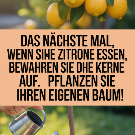 Das nächste Mal, wenn Sie eine Zitrone essen, bewahren Sie die Kerne auf. Pflanzen Sie Ihren eigenen Baum!