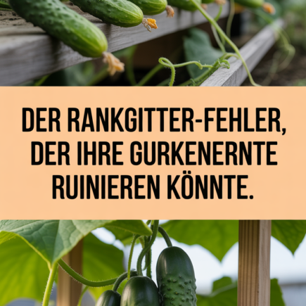 Der Rankgitter-Fehler, der Ihre Gurkenernte ruinieren könnte
