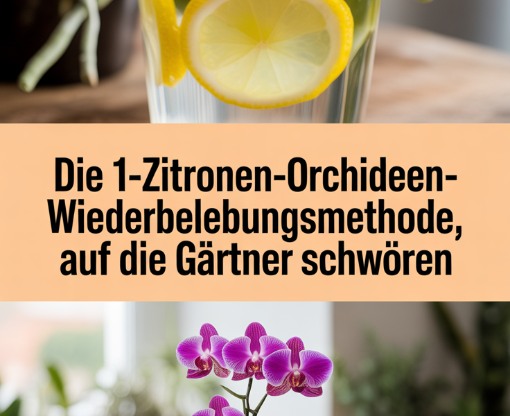 Die 1-Zitronen-Orchideen-Wiederbelebungsmethode, auf die Gärtner schwören