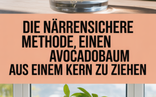 Die Narrensichere Methode, einen Avocadobaum aus einem Kern zu ziehen