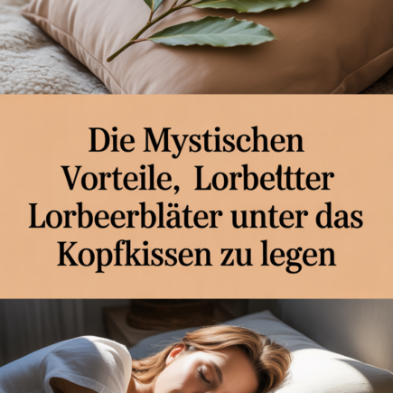 Die mystischen Vorteile, Lorbeerblätter unter das Kopfkissen zu legen