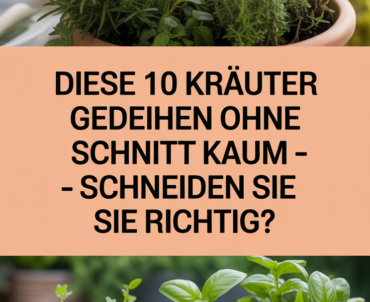 Diese 10 Kräuter gedeihen ohne Schnitt kaum – Schneiden Sie sie richtig?