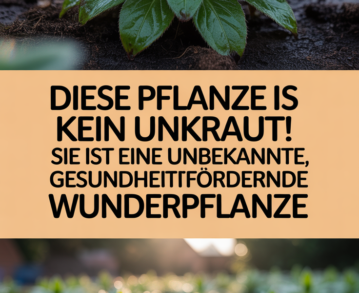 Diese Pflanze ist kein Unkraut! Sie ist eine unbekannte, gesundheitfördernde Wunderpflanze